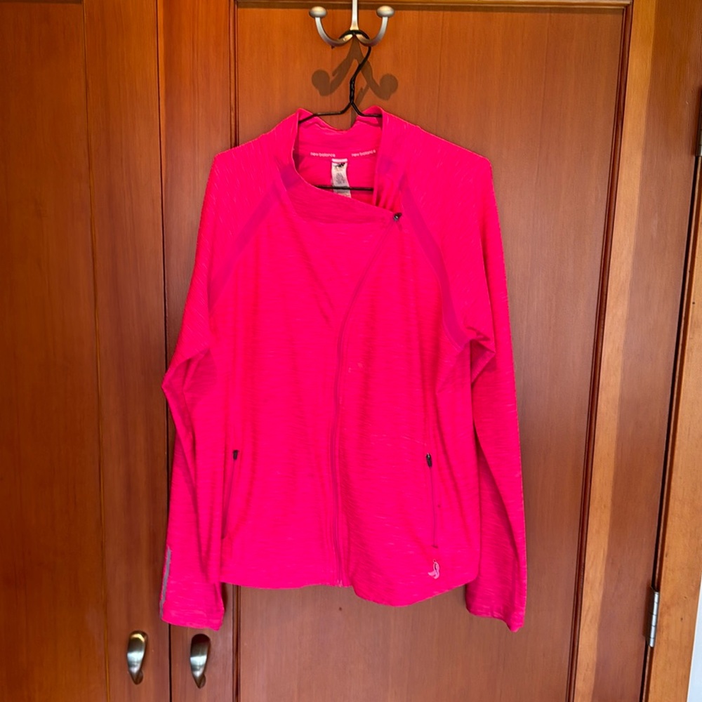 New Balance Jacket - breast cancer ribbon co-branded